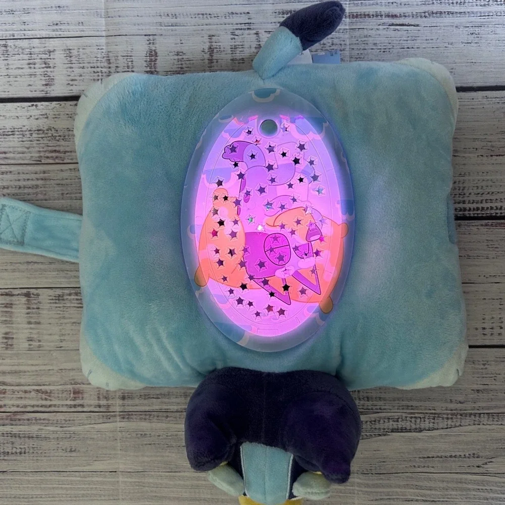 Bluey Pillow Pets Sleepytime Lites Light Up Plush Night Light Projector Toy